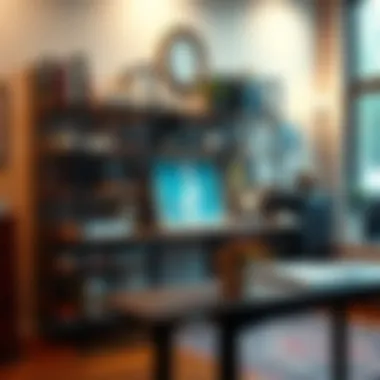 Magnificent The Art of Organizing: Shelves and Desks in Living Spaces