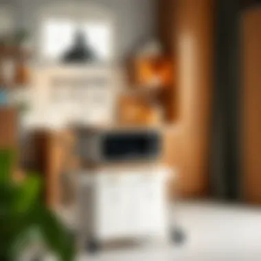 Magnificent The Multifunctional Utility of Small Kitchen Appliance Carts Magnificent The Multifunctional Utility of Small Kitchen Appliance Carts