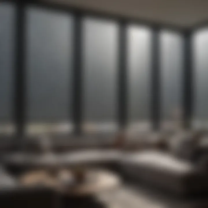 Showcasing various types of blackout window films