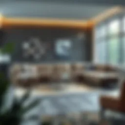 Luxurious contemporary sleeper sectional sofa