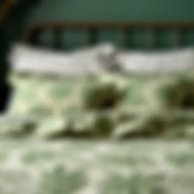 Exploring the Aesthetic and Functional Qualities of Green Patterned Duvet Covers Summary