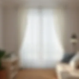 Exploring the Elegance of Sheet White Curtains Introduction