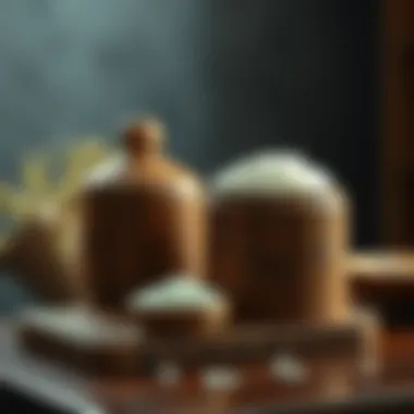 Sustainable craftsmanship of wooden rice dispensers