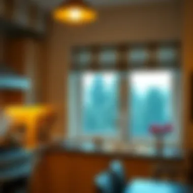 Stylish blinds providing shade and privacy
