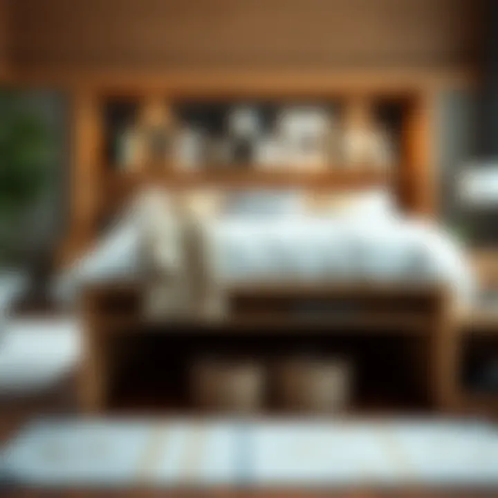 Organized underbed storage maximizing living space