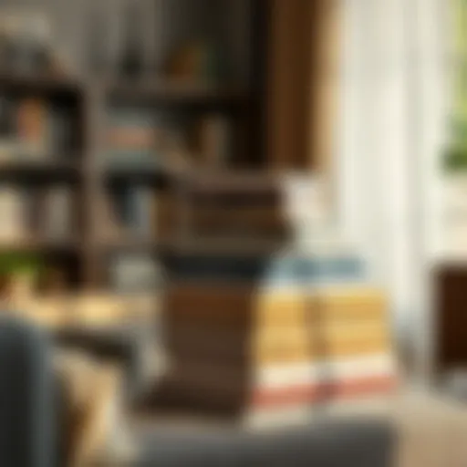 The Aesthetic and Functional Appeal of Stacked Books Side Tables Introduction