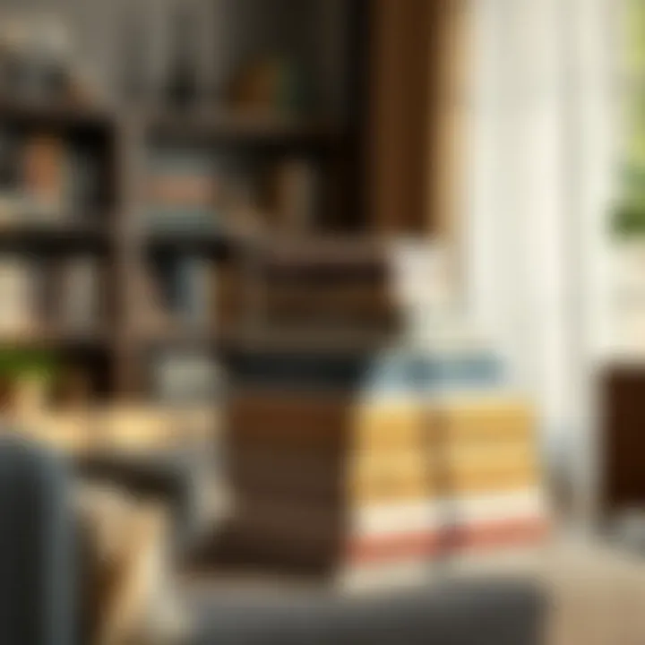 The Aesthetic and Functional Appeal of Stacked Books Side Tables Introduction