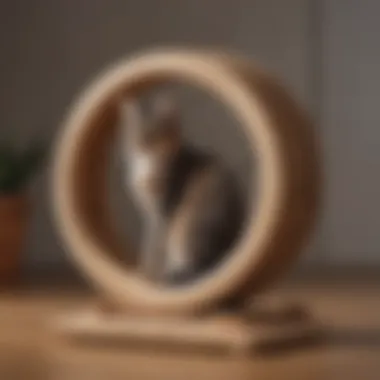 Elegant scratcher designed with natural materials